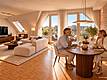 Wohn-und Esszimmer mit Loggia virtuelle Einrichtung