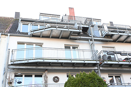 Balkon vom Hof