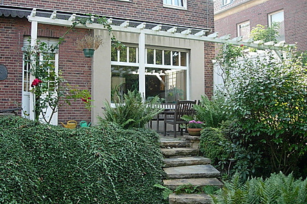 Blick auf die Terrasse