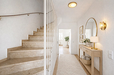 Eingangsbereich visualisiert