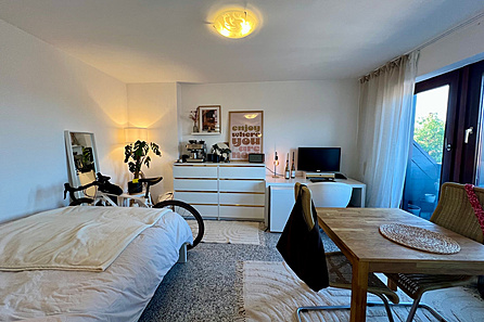Wohn- und Schlafzimmer