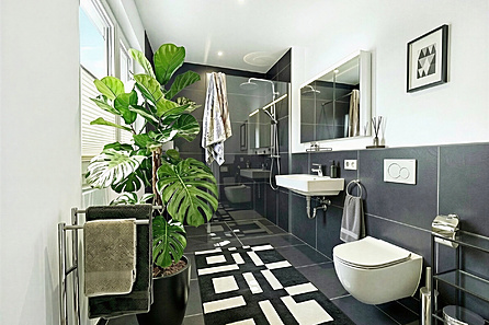 Badezimmer 1 OG visualisiert