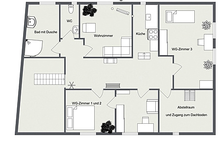 Grundriss Dachgeschoss