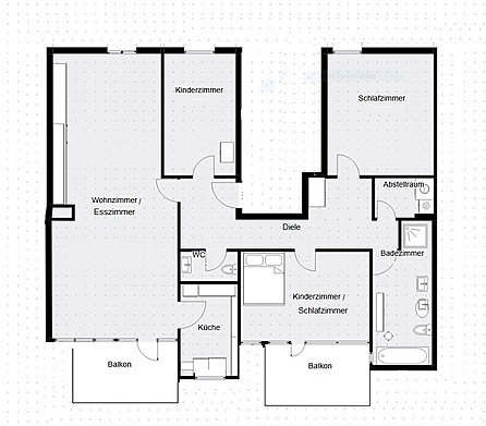 Grundriss  Zeichnung