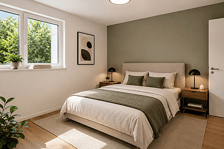 Schlafzimmer visualisiert