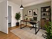 Arbeitszimmer oder Gästezimmer visualisiert