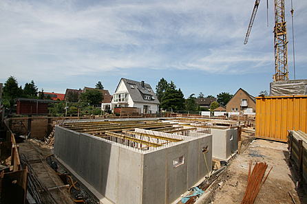 Ihr Einzugstermin rückt näher! Baustellenansicht Mitte Juli 2014