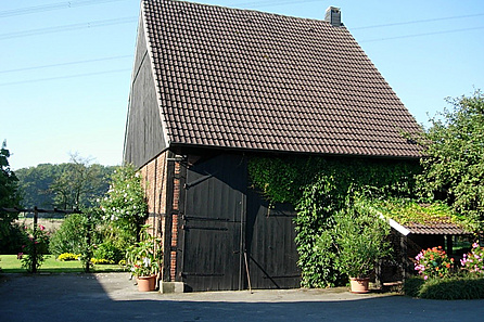 Blick auf die Scheune