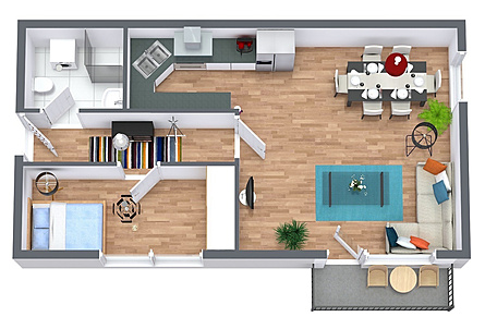 Grundriss nicht maßstabsgerecht