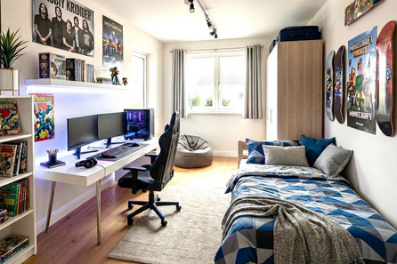 1 OG Kinderzimmer 1 visualisiert