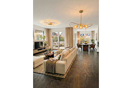 Wohnbereich visualisiert