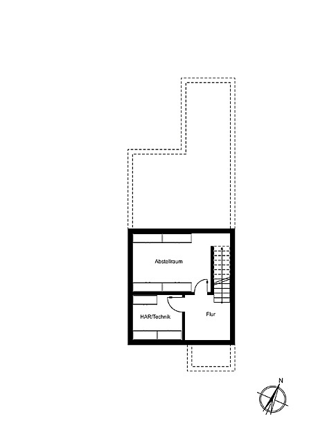 Grundriss Keller links