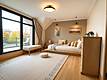 Schlafzimmer mit Balkon visualisiert