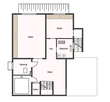 Grundriss Kellergeschoss