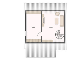 Grundriss Spitzboden