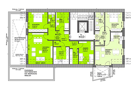 Grundriss Dachgeschoss