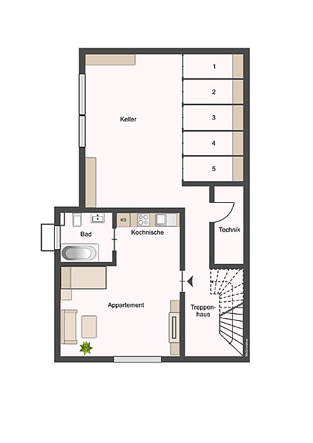 Grundriss Kellergeschoss