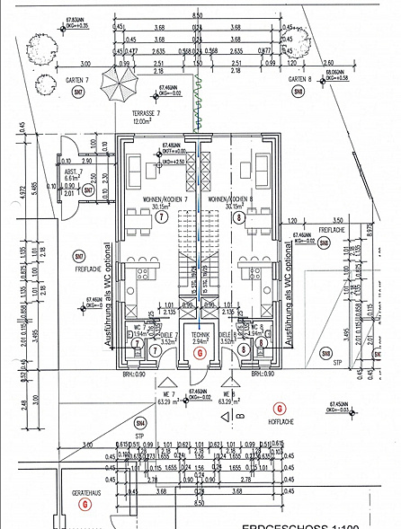 Grundriss EG ohne Gartenhaus u Terrasse