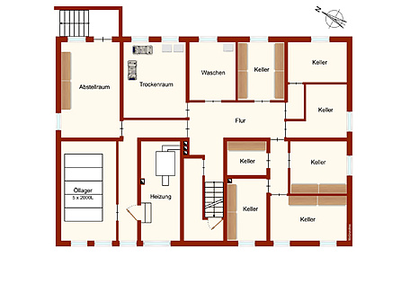 Grundriss A Keller