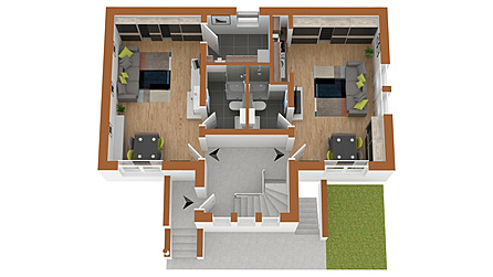 Grundrisse Hinterhaus