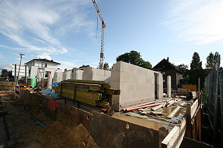 Ihr Einzugstermin rückt näher! Baustellenansicht Mitte August 2014