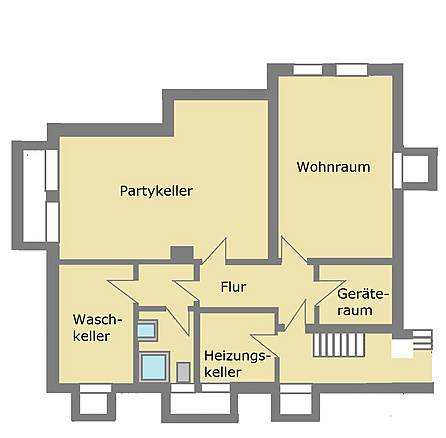 Grundriss - Kellergeschoss