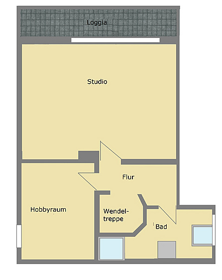 Grundriss - Spitzboden