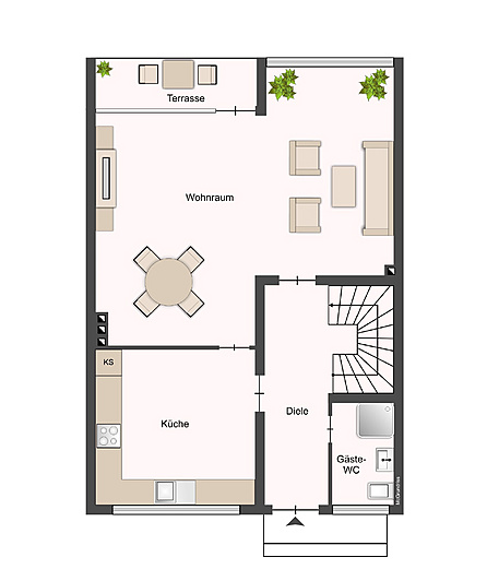 Grundriss Erdgeschoss