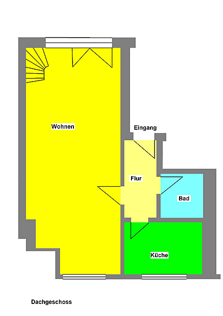 Grundriss Wohnbereich