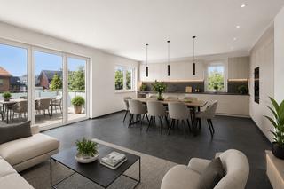 Haus im Haus: 5-Zimmer-Wohnung, Dachterrasse und Stellplatz