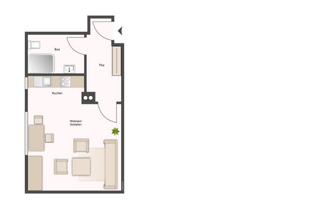 Appartement im beliebten Südviertel