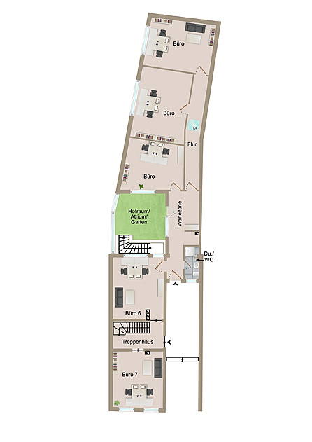 Grundriss EG Variante