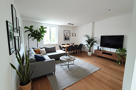 Wohnzimmer visualisiert