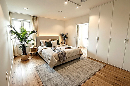 Schlafzimmer visualisiert