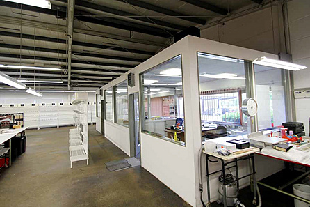 Büro in der Halle 1