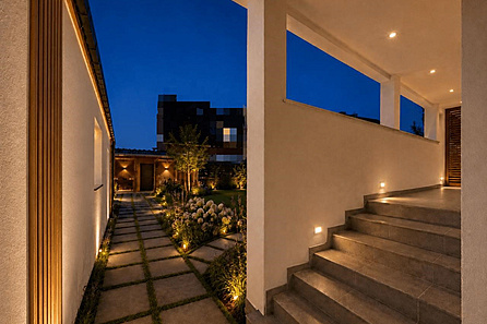 Terrassenaufgang visualisiert