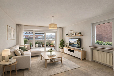 Wohnzimmer KI-visualisiert