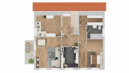 Grundriss OG Konzeptidee