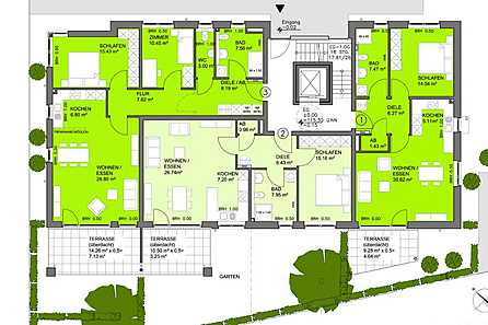 Grundriss Erdgeschoss