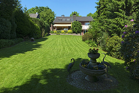 Das Haus von der Rückansicht